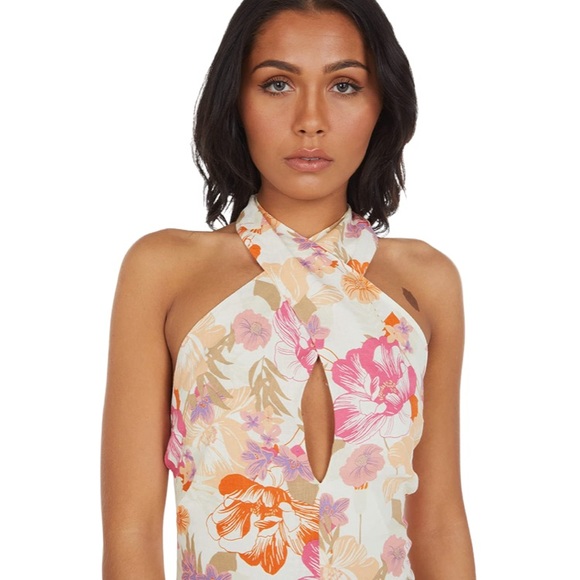 WAYF Cross Strap Halter Mini Dress - Picture 5 of 16